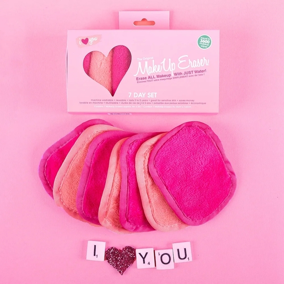 NEW The Original Makeup Eraser I Heart You 7 Day Set Makeup Eraser Gift Set - Picture 10 of 16